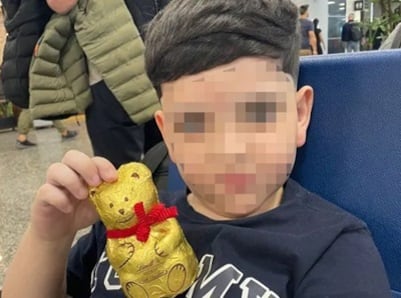 Bastián, el niño que se accidentó en La Frontera, fue trasladado a Mar del Plata y será operado por tercera vez