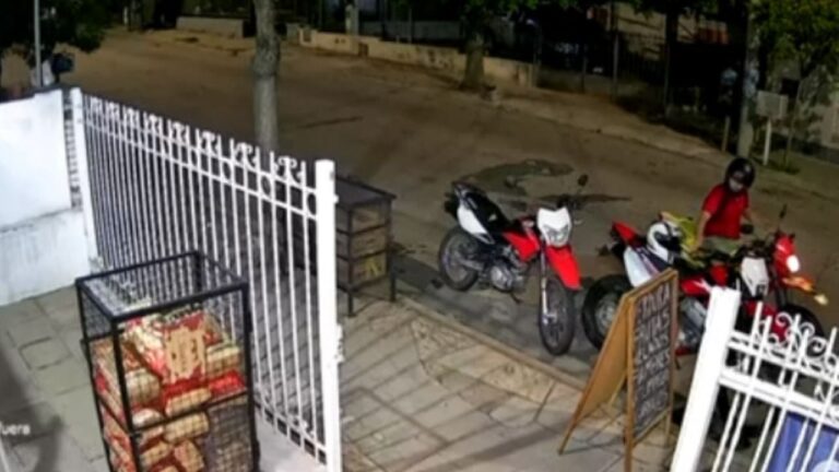 Se bajó para comprar en un negocio y le robaron el casco