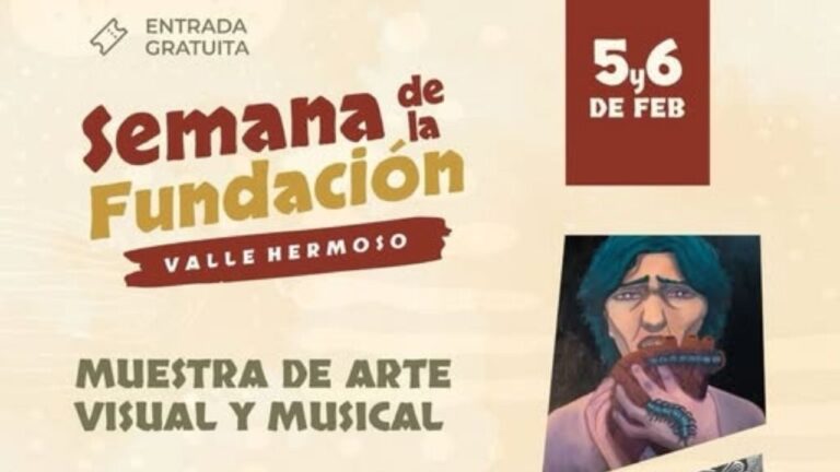 Valle Hermoso celebra su Fundación con arte y música