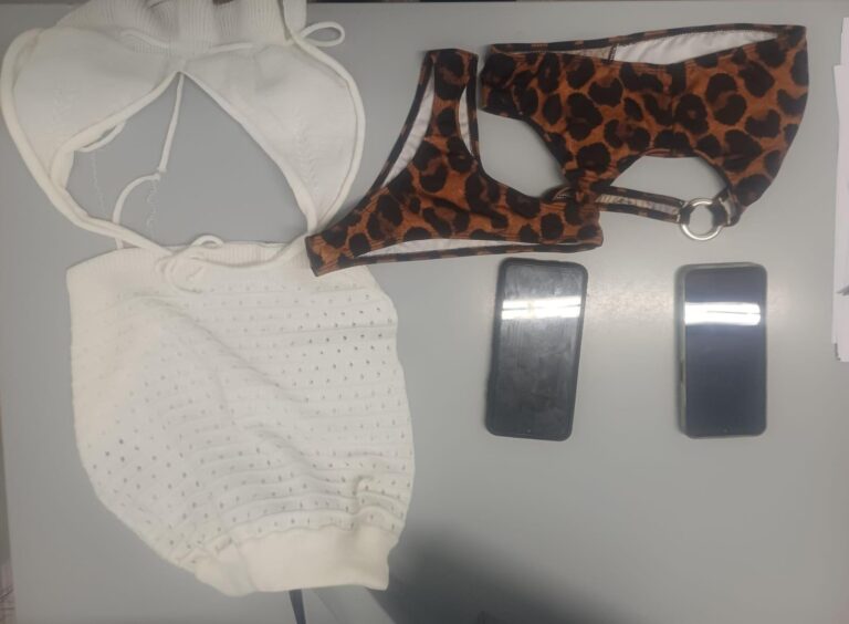 Robaron ropa sexy en Carlos Paz pero no legaron muy lejos