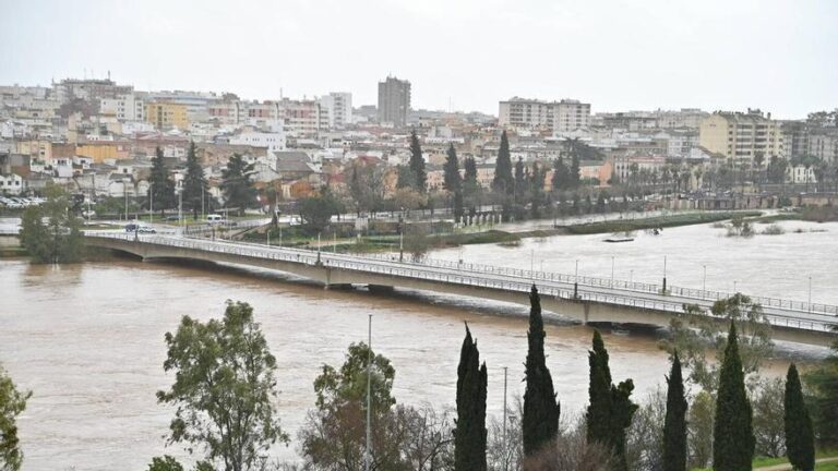 Fotogalería | Imágenes del temporal en Badajoz, este sábado