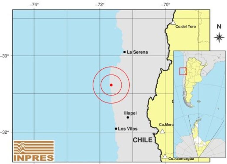 Fuerte sismo en Chile alcanzó Córdoba y varias provincias de Argentina