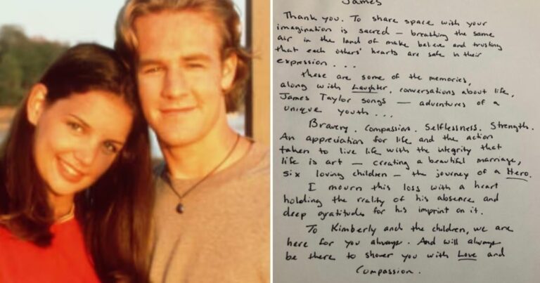 Katie Holmes despidió a James Van Der Beek con una sentida carta: «El viaje de un héroe, lloro esta pérdida»