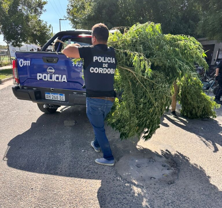 Río Cuarto: Detenidos y secuestros de droga y armas en una investigación por un intento de homicidio