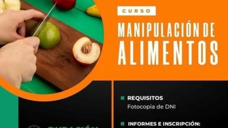 Valle Hermoso: comenzará un nuevo Curso de Manipulación de Alimentos