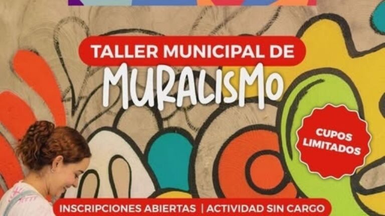 Bialet Massé: comienza un nuevo Taller Municipal de Muralismo