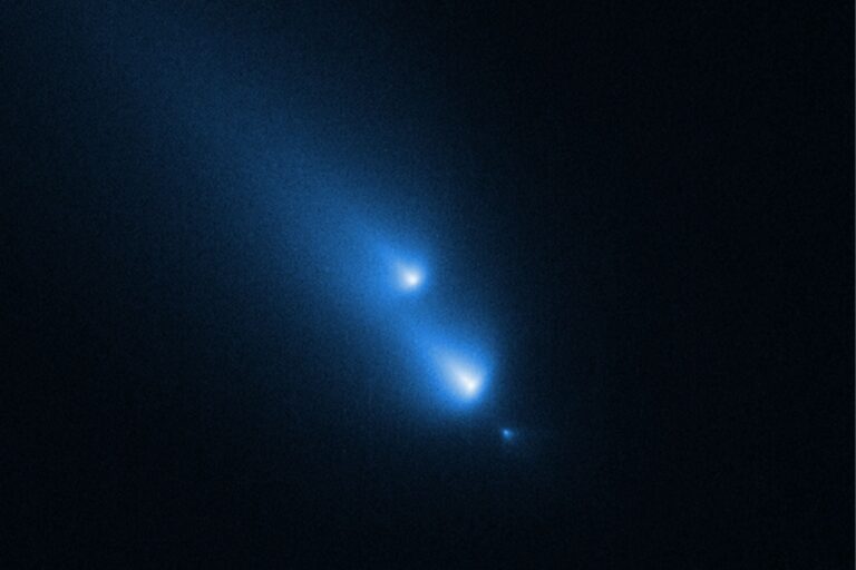 La NASA captó imágenes de algo nunca visto: un cometa se desintegró en tiempo real
