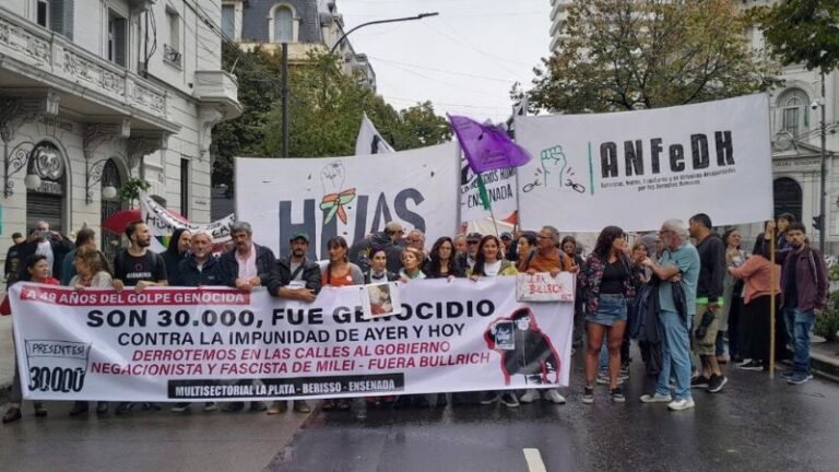 La Multisectorial de La Plata convoca a marchar a 50 años del golpe genocida