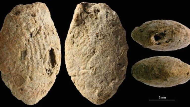 Un niño dejó sus huellas en una cuenta de arcilla hace 12.000 años