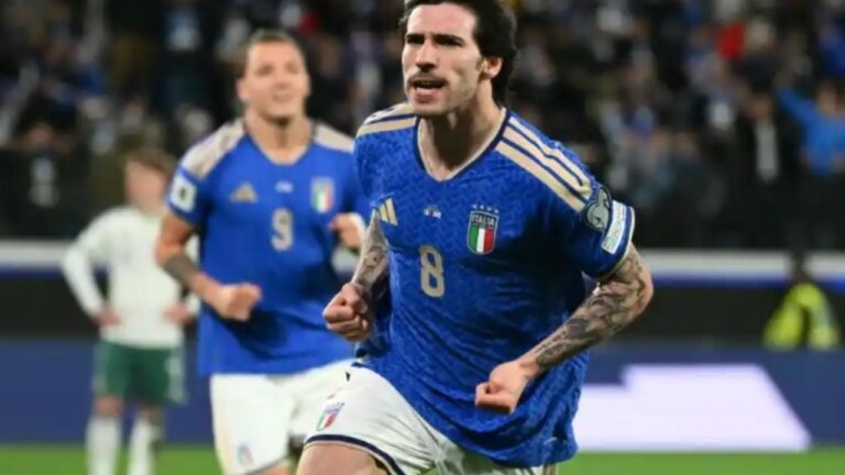 Italia se impuso a Irlanda del Norte y es finalista del Repechaje Europeo